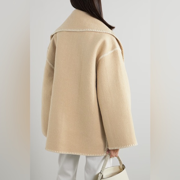 ❌SOLD❌ TOTEME
Draped fringed wool-blend jacket 32 - Picture 6 of 14